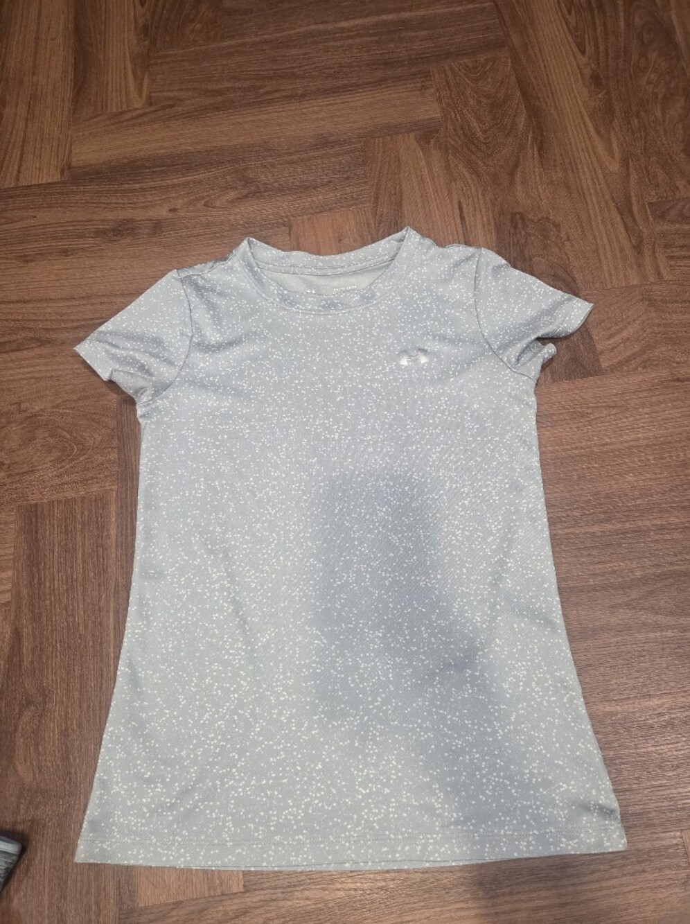 Under Armour Women's Light Green Speckled Short Sleeve Top